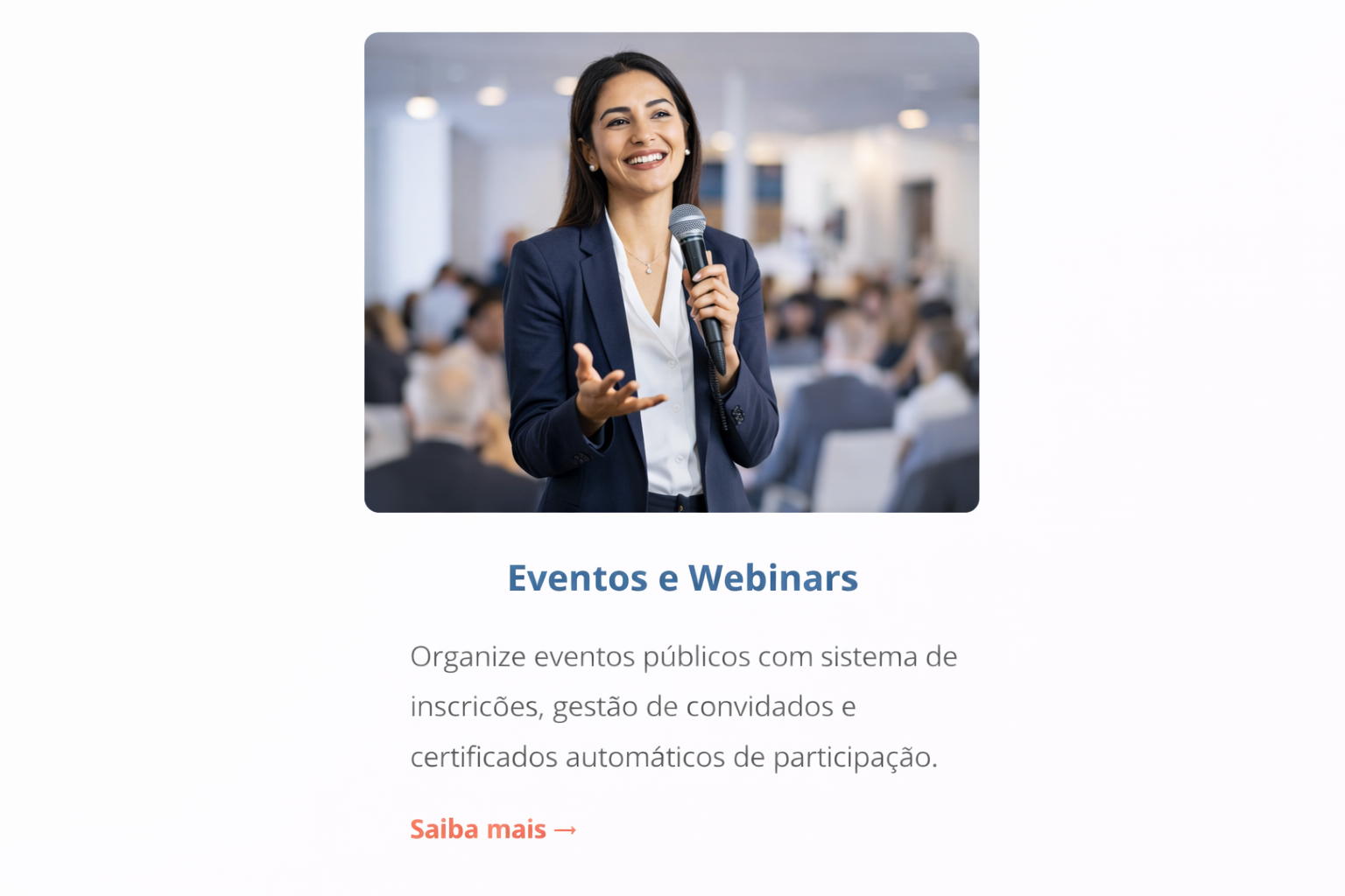 Eventos e Webinars